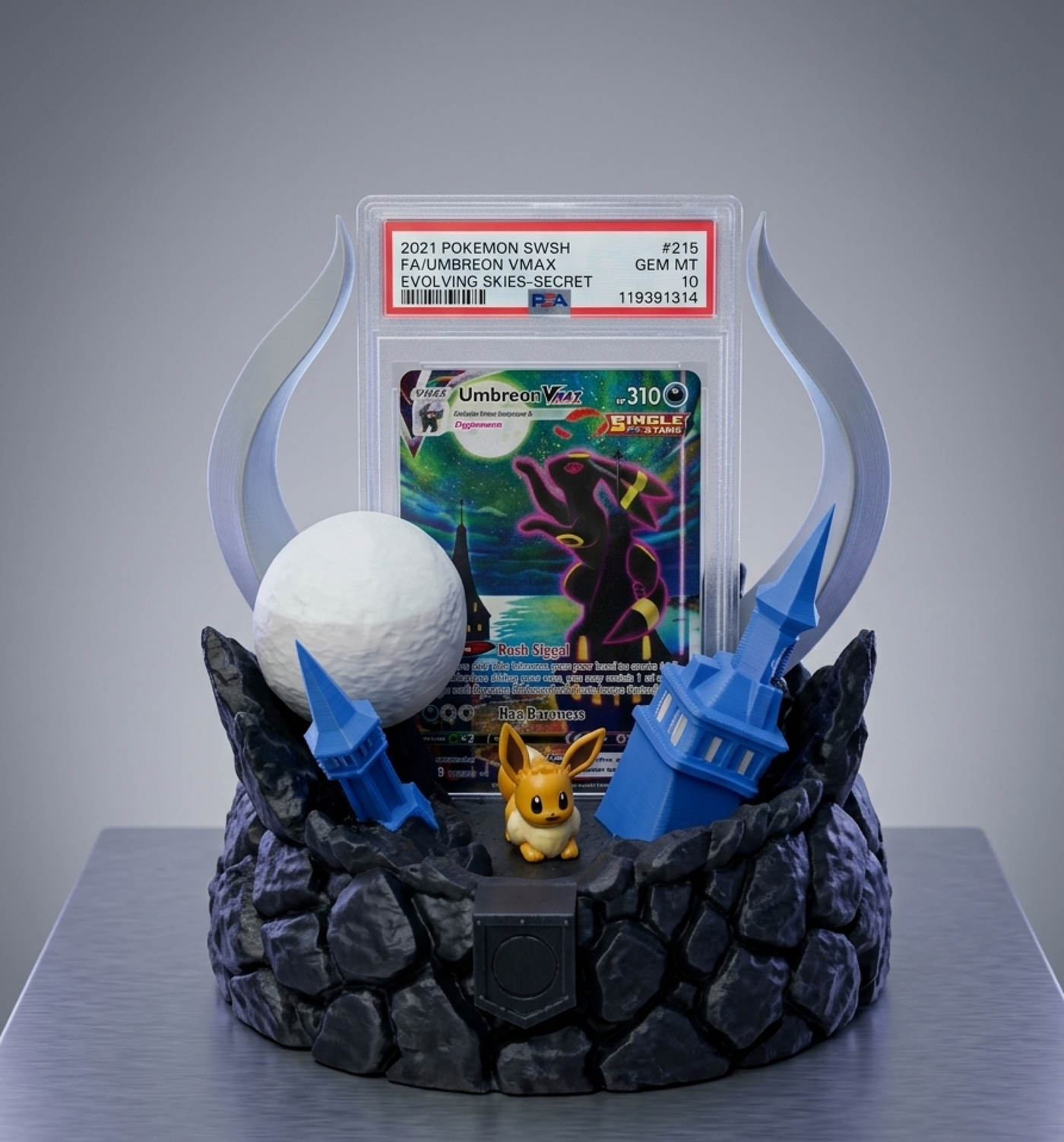 Ultimate TCG Grail Slab Display Stand - Midnight Theme