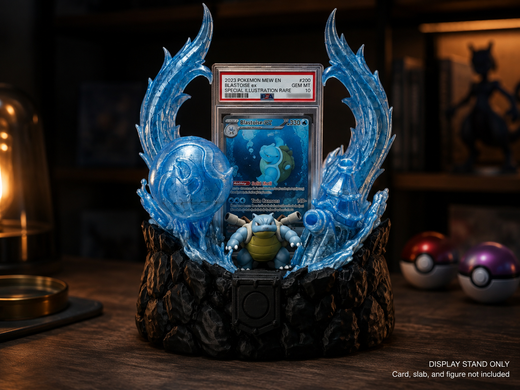 Dragon-themed TCG slab display concept